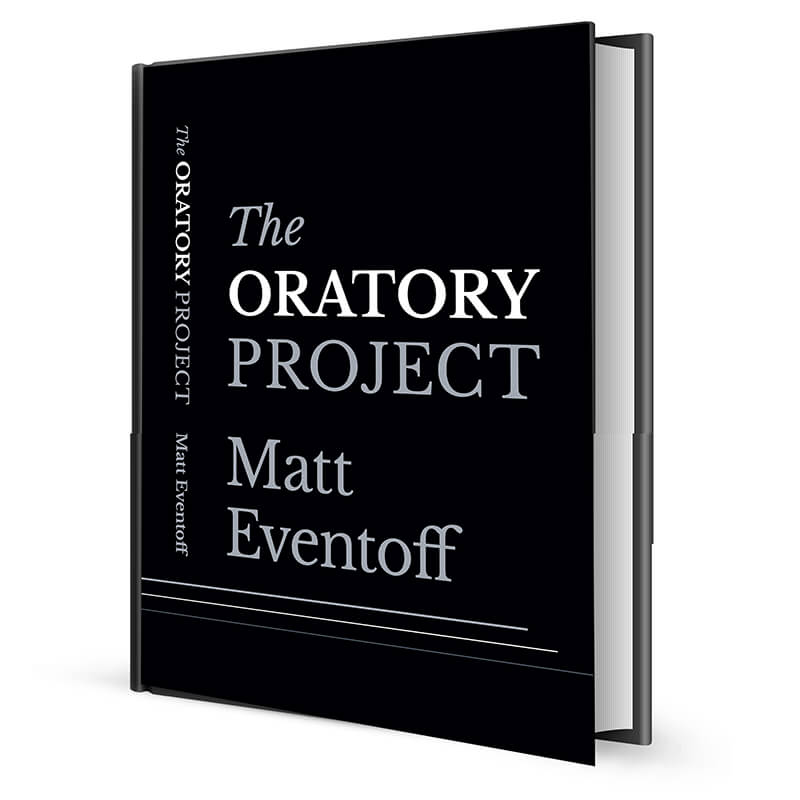 Book Cover for The Oratory Project, Fall 2023
